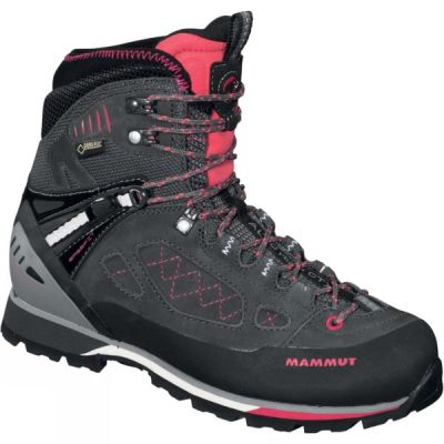 Botas Mammut Alto High GTX Mujer - Gris Oscuro / Negras - Chile OIM678052